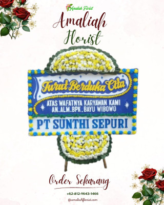 Papan Bunga Duka di Concong